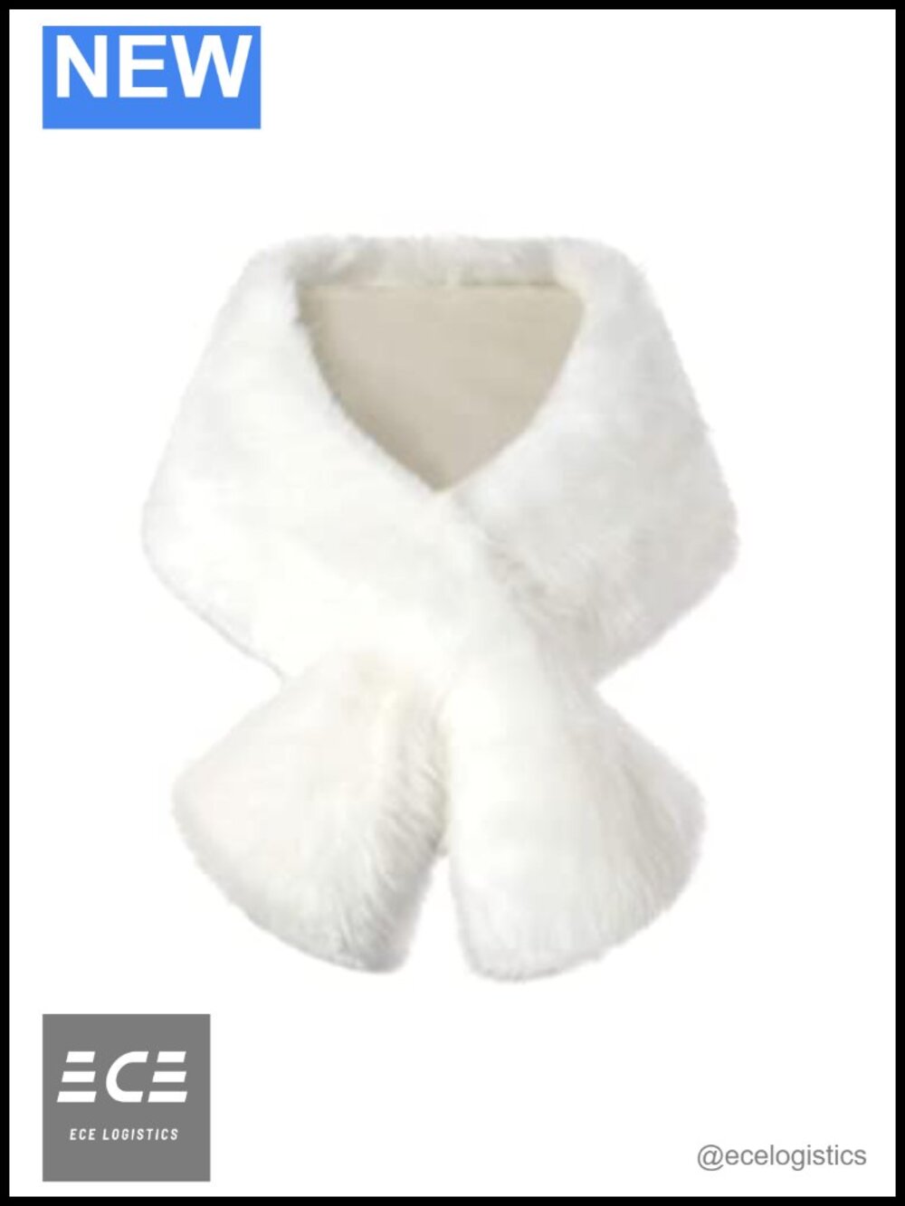 Faux Fur Shawl Scarf Wrap Cape for Winter Coat